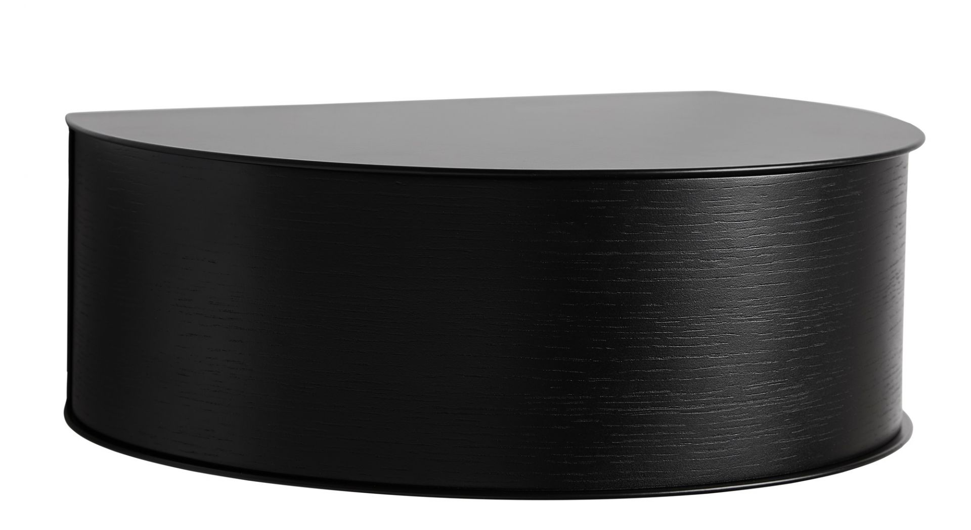 Wallie Wall drawer Shelf Black Woud